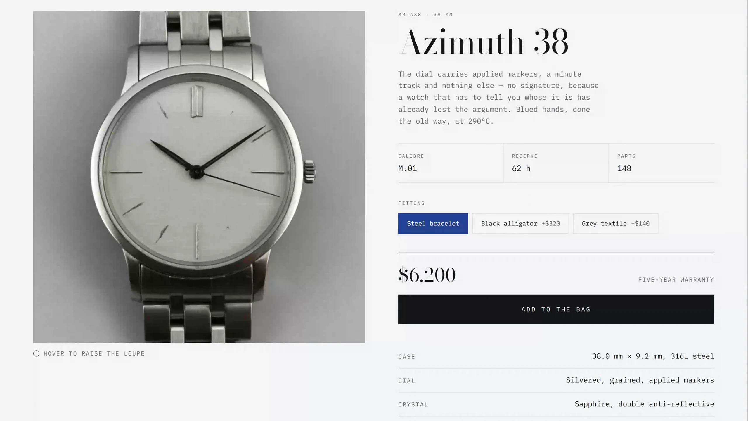 MERIDIAN — Independent watchmaking, sold in cold light