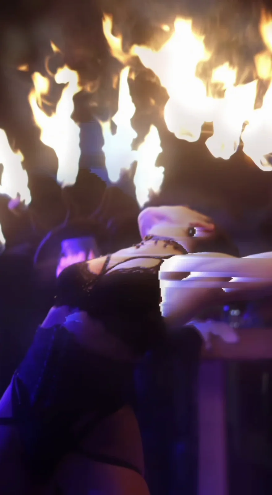 Project X-Blue — production still from work delivered for Blue Martini Brickell