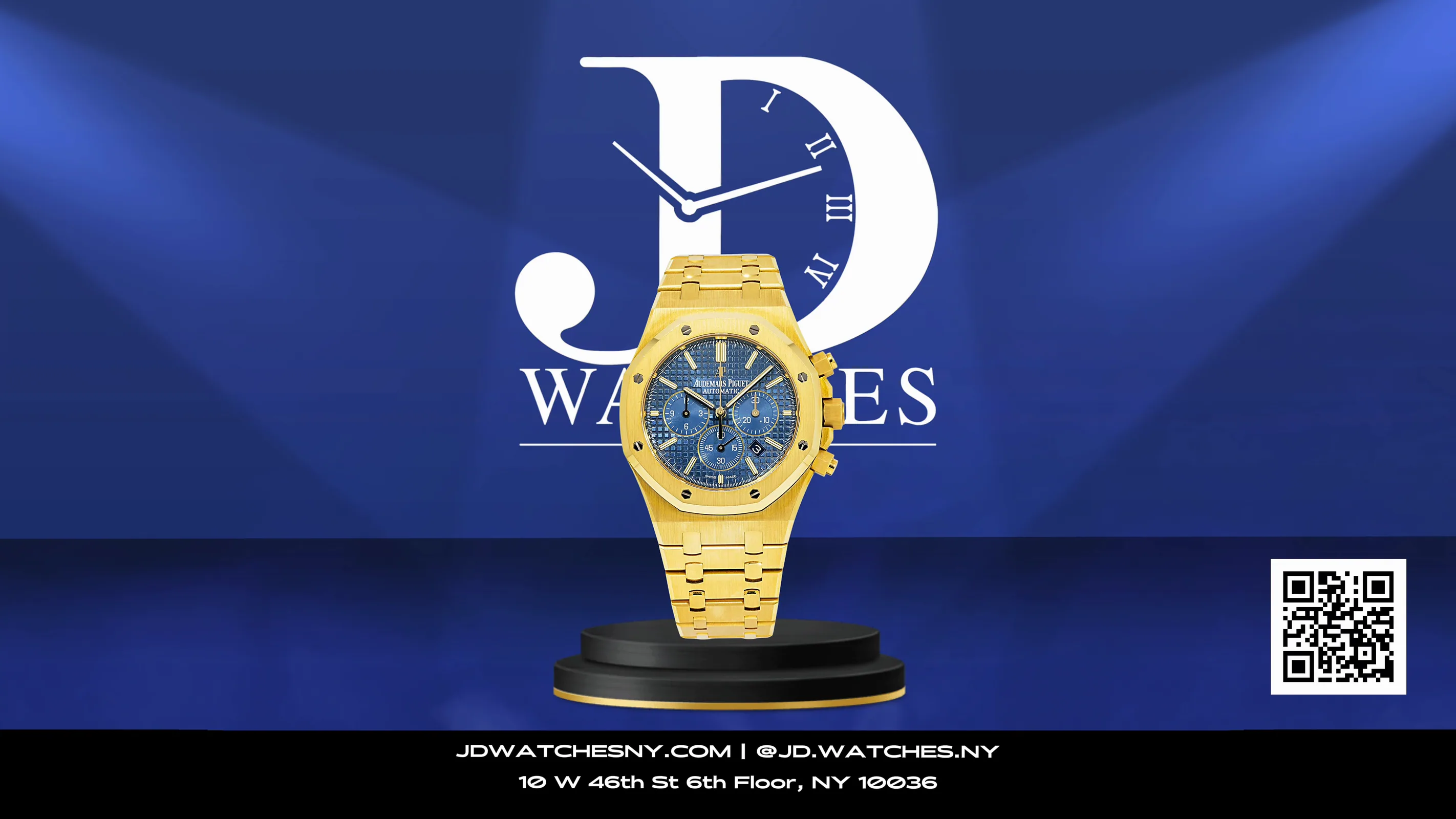 JD Watches — Brand Suite — Product reel video still designed by Bran Visuals for JD Watches